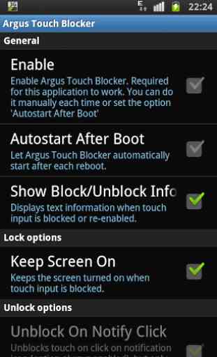 Screen Lock/Disable Touch Pro 1