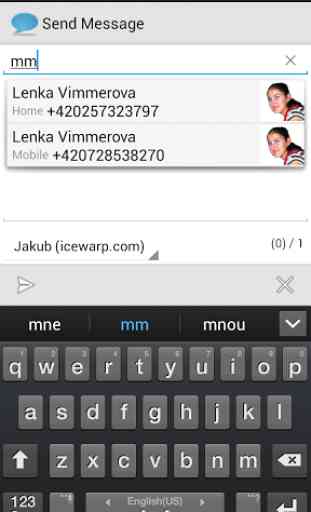 Send Message + SMS Server 1