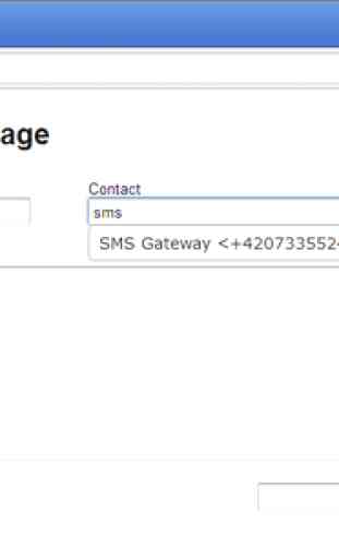 Send Message + SMS Server 2