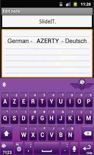 SlideIT German AZERTY Pack 2