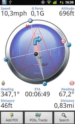 Tracky de navi GPS + boussole 3