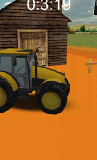 Tractor parking 3D farm driver 1