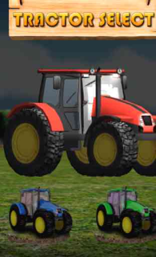Tractor parking 3D farm driver 3
