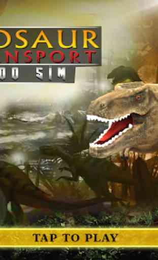 Transport de dinosaure - Sim 1