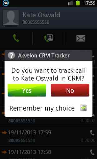 Akvelon CRM Call Tracker 2