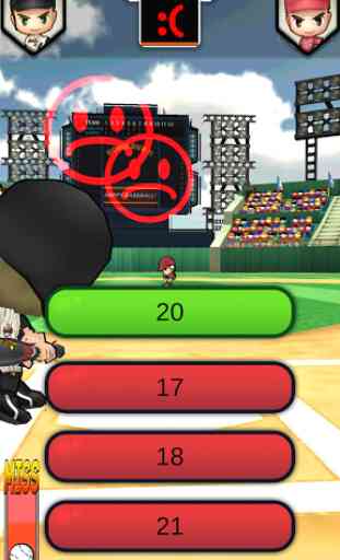 Baseball Fury Math Game 2