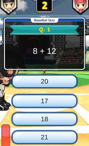Baseball Fury Math Game 3