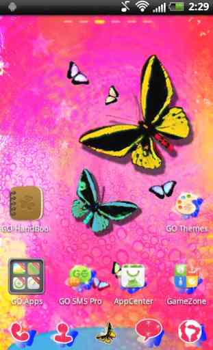Butterfly GO Launcher Theme 1