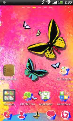 Butterfly GO Launcher Theme 2