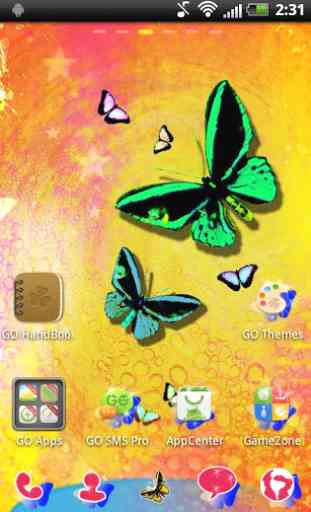 Butterfly GO Launcher Theme 3