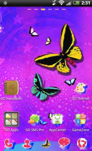 Butterfly GO Launcher Theme 4
