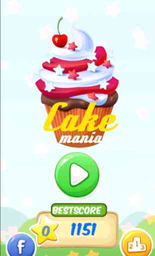 Candy Cake Mania-Match 3 Cakes 2