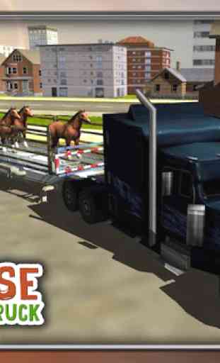 Cheval Transport Camion Sim 3D 3
