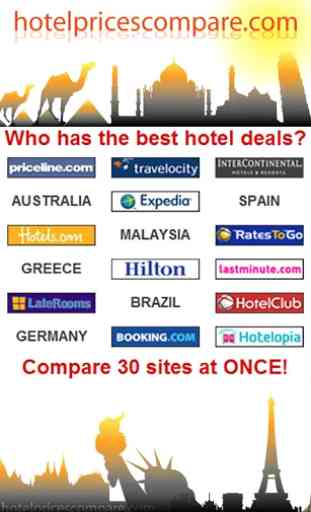 Comparez les prix des hôtels 4