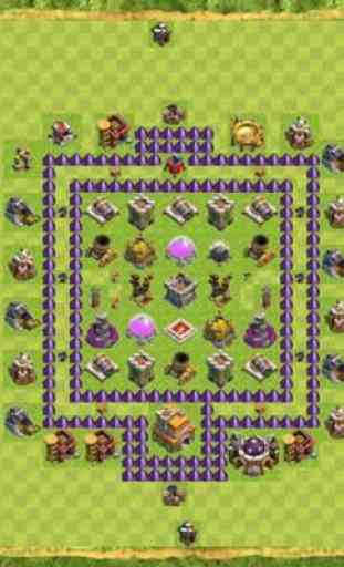 Formation TH 7 Clash Of Clans 2
