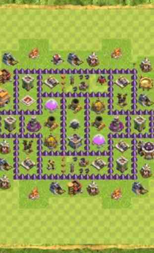Formation TH 7 Clash Of Clans 4