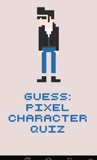 Guess: Pixel Character Quiz 1