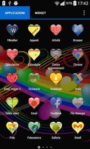 Heart Android L Holo Icon pack 1