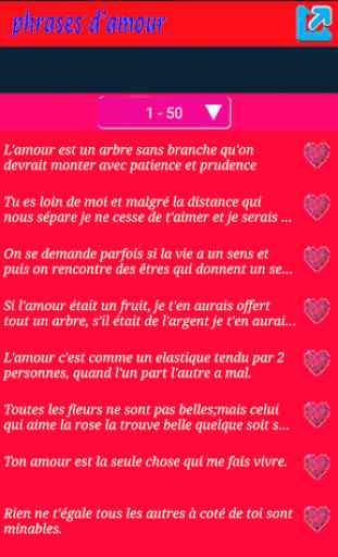 phrases d'amour 201 3