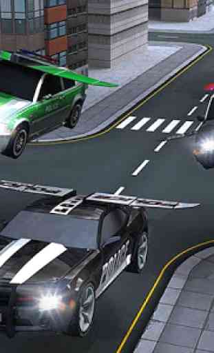 Police Flying Car 3D Simulator 3