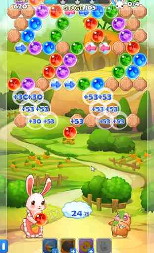 Pop Pop Bunny - Bubble Shooter 4