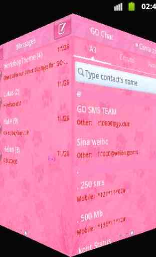 Rose 2 GO SMS PRO Theme 4