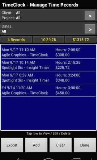 TimeClock Pro - Time Tracker 2