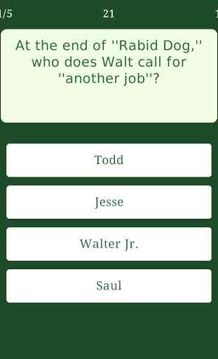 Trivia for Breaking Bad 2