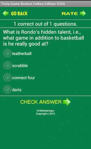 Trivia Game Boston Celtics Ed 3