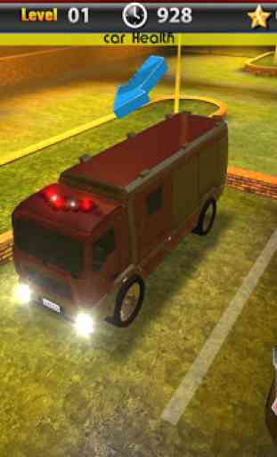 Truck Parking 3D: Fire Truck 1