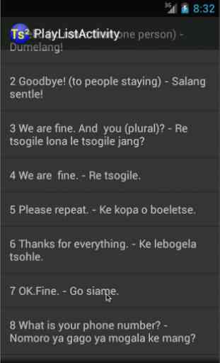 TswanaPhrases 2 Language Tutor 3