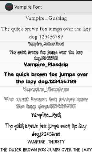 Vampire Font Flipfont Free 2