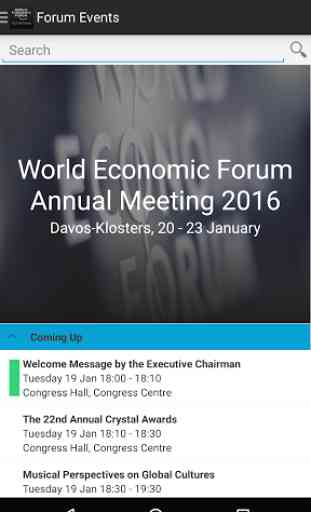 World Economic Forum Events 1