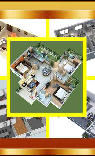 3D Modular Home Floor Plan 2