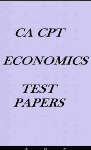 CA CPT Eco Test Whiz 3