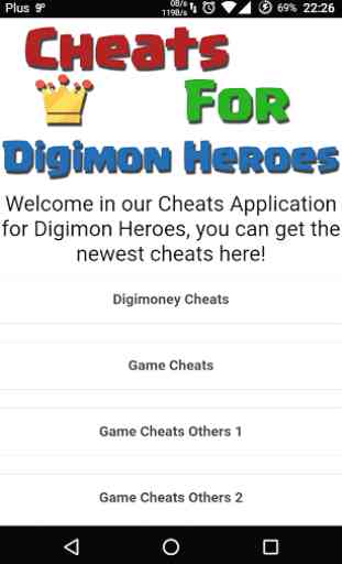 Cheats Tips For Digimon Heroes 1