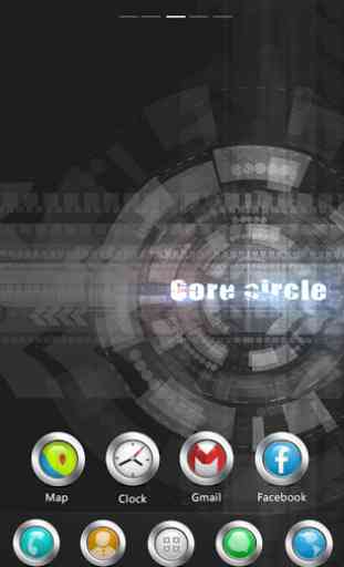 Core circle GO Launcher Theme 1