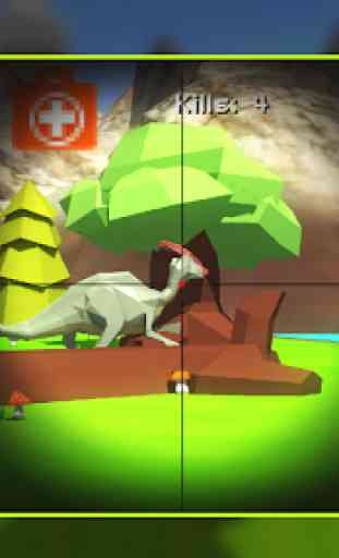 Dino Hunting: Cube World 3D 1