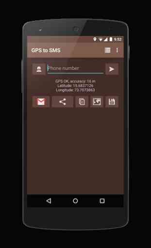 GPS to SMS - location sharing 1