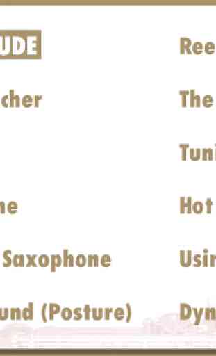 Learn Tenor Saxophone 3