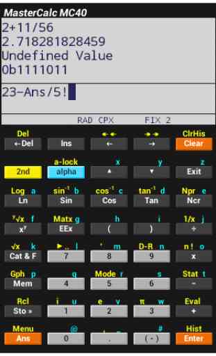 MC40 Scientific Calculator 1