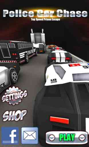 Police Voiture Course 3D 2