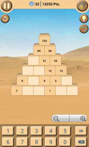 Sapphire Pyramid: Numbers Game 3