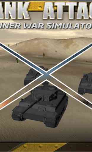 Tank Attack: Artilleur Guerre 4