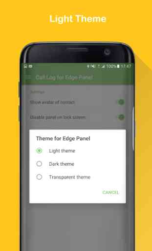 Call Log for Edge Panel 4