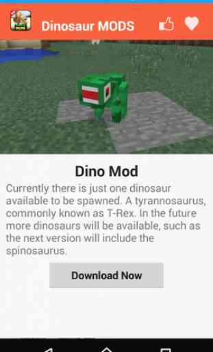 Dinosaur Mod Pour MCPE` 3