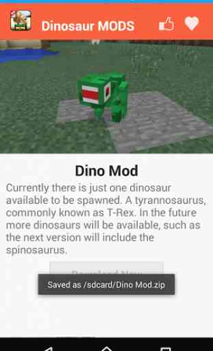 Dinosaur Mod Pour MCPE` 4
