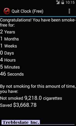 Ex-Smoker's Quit Clock (Free) 1