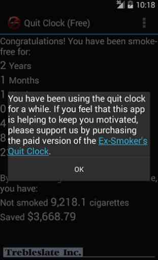 Ex-Smoker's Quit Clock (Free) 3