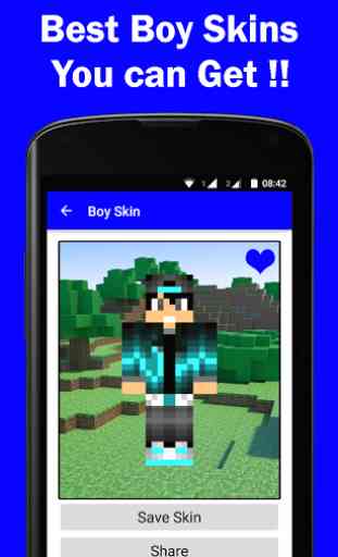 HD Boy Skins for Minecraft PE 1